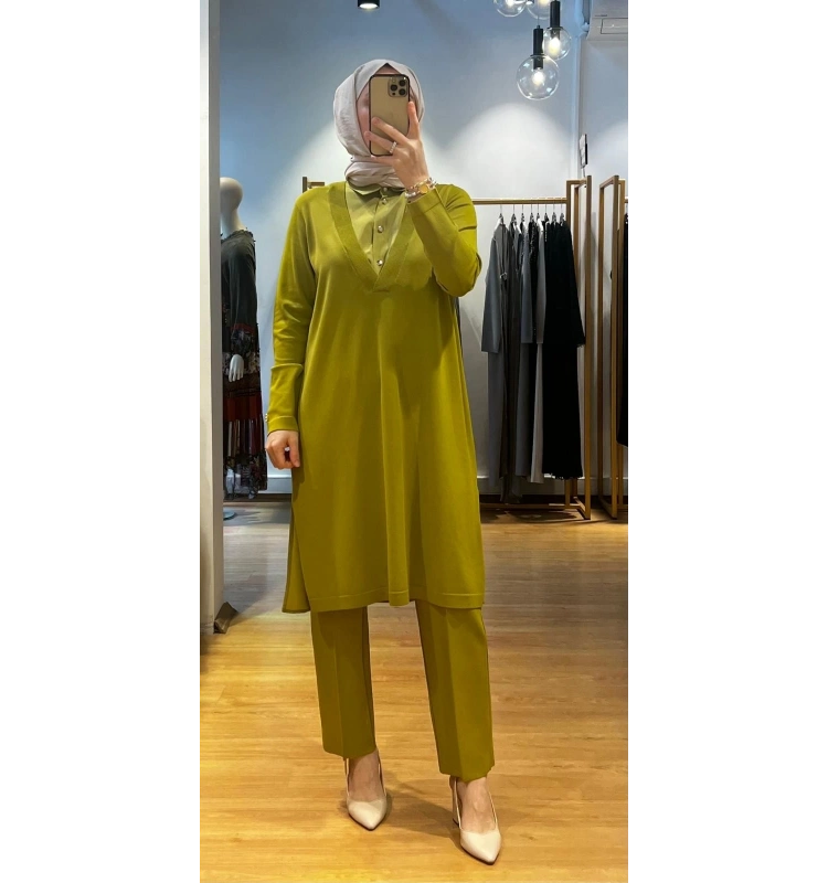 MissDalida Dar Paça Triko Pantolon T26Y-7000