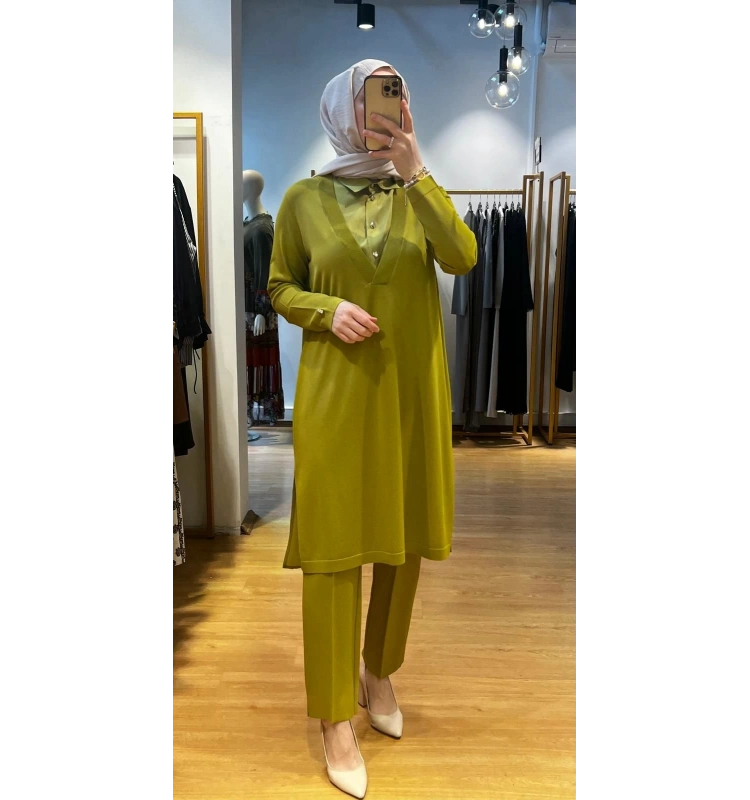 MissDalida Dar Paça Triko Pantolon T26Y-7000