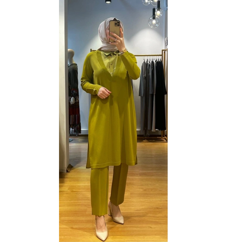 MissDalida Dar Paça Triko Pantolon T26Y-7000