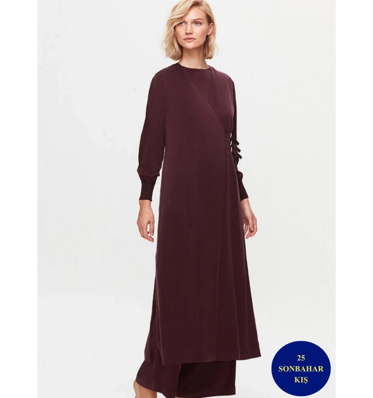 MissDalida Deri Kemer Detaylı Saten Yelek T25K-1004