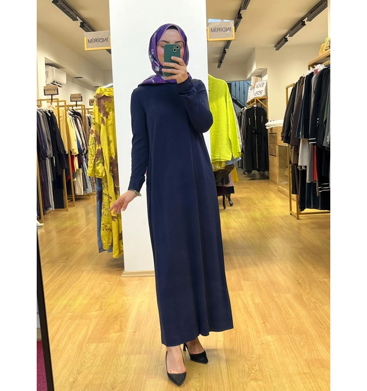 MissDalida Düz Renk Triko Elbise T25PF-4007