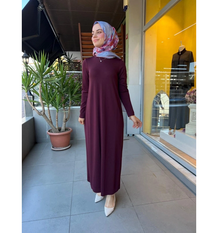 MissDalida Düz Renk Triko Elbise T25PF-4007