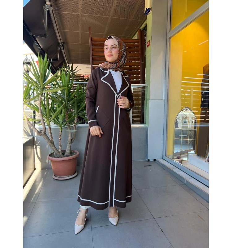 MissDalida Erkek Yaka Uzun Triko Hırka T25PF-9009