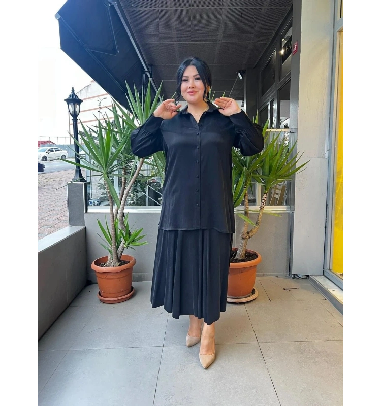 MissDalida Hakim Yaka Kupro Gömlek T25K-3001