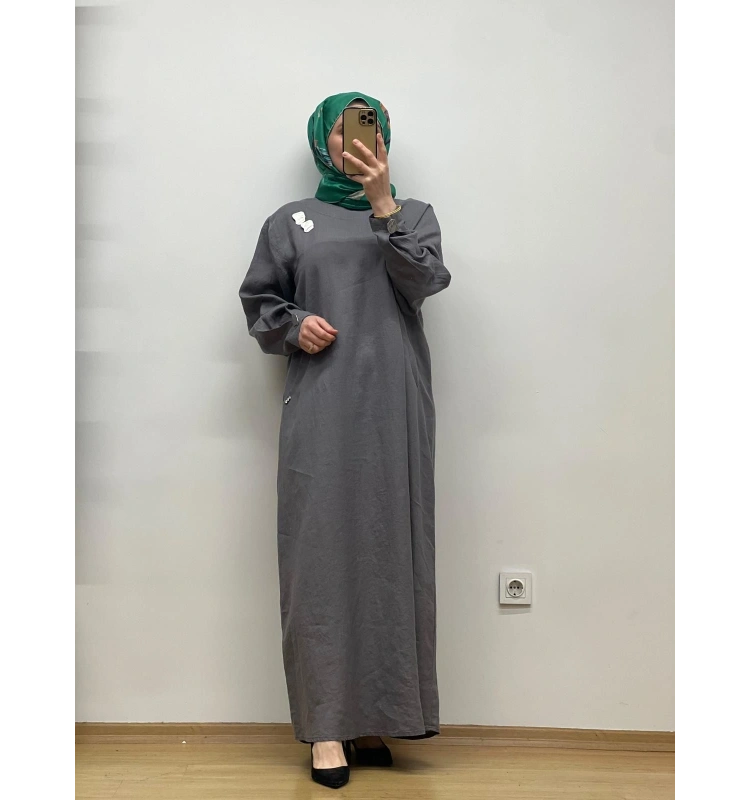 MissDalida Keten Elbise 25Y-4064