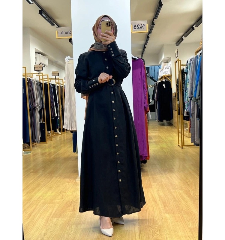 MissDalida Keten Elbise T25Y-8018