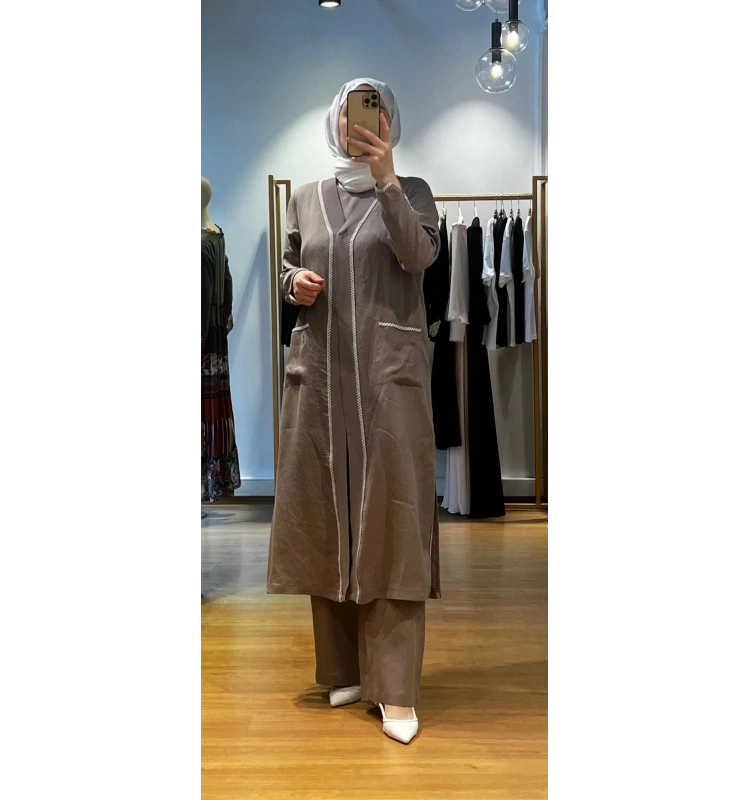 MissDalida Kolsuz Keten Tunik T24Y-6008