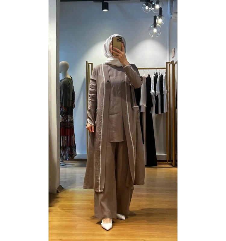 MissDalida Kolsuz Keten Tunik T24Y-6008