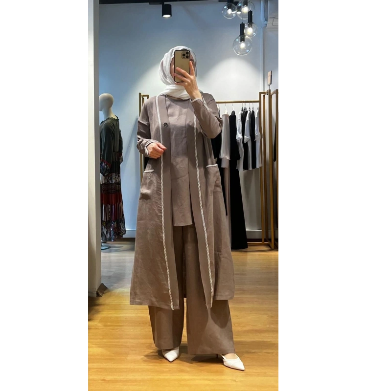 MissDalida Kolsuz Keten Tunik T24Y-6008