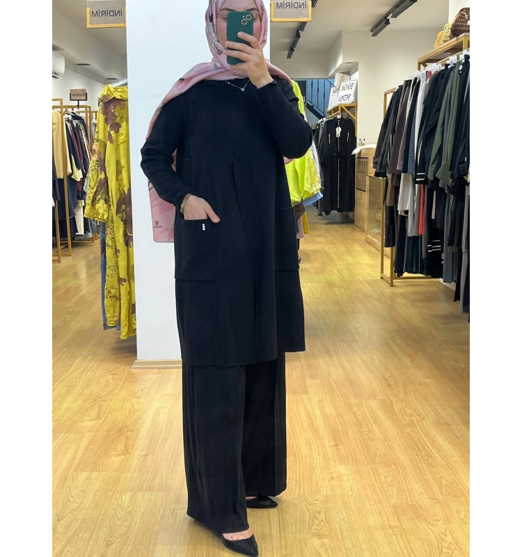 MissDalida Touch Me Gömlek Yaka Triko Hırka T25PF-9001