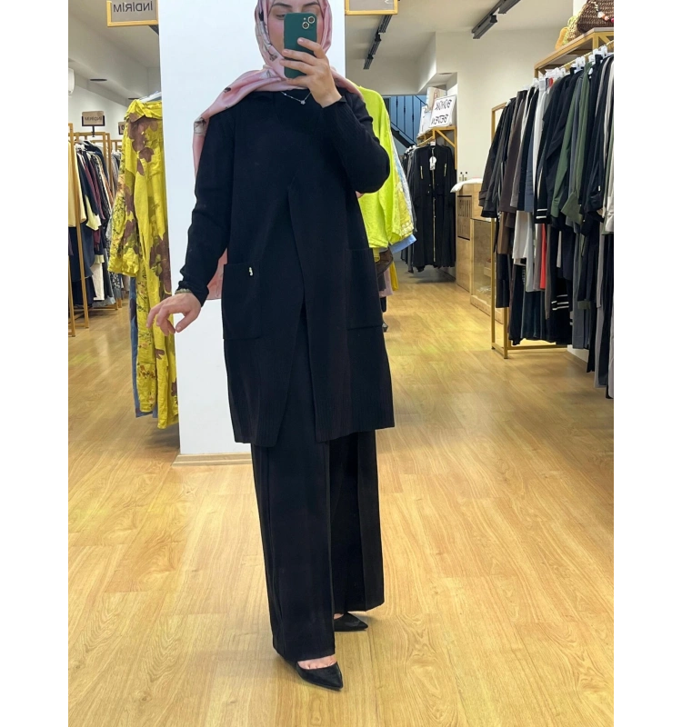 MissDalida Touch Me Gömlek Yaka Triko Hırka T25PF-9001