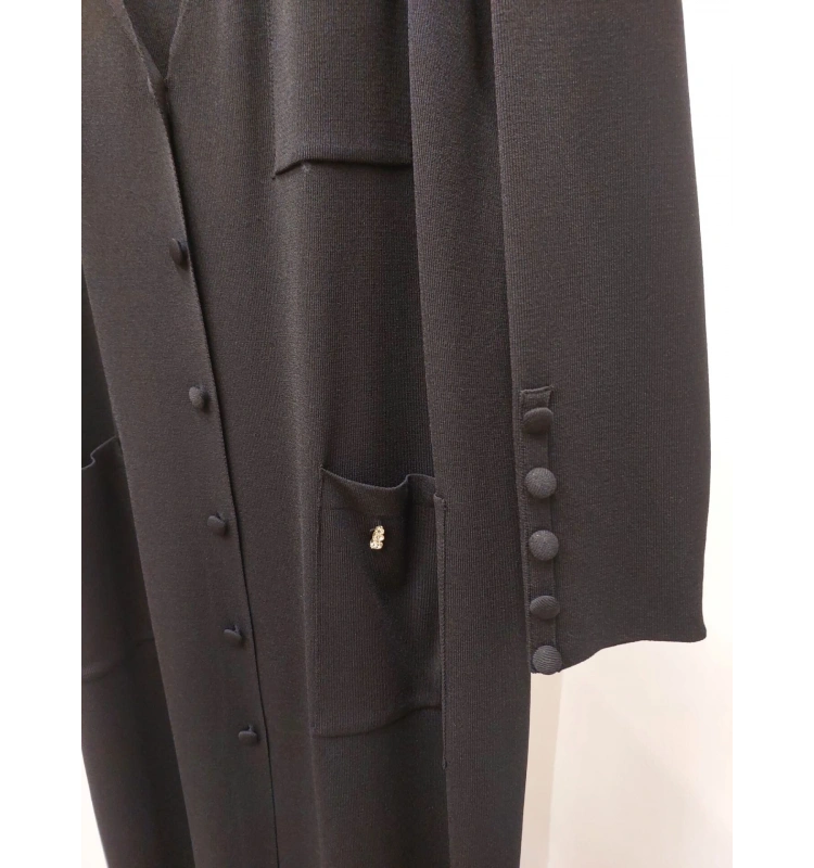 MissDalida Üç Cepli Temiz Kesim Uzun Hırka 25Y-9026