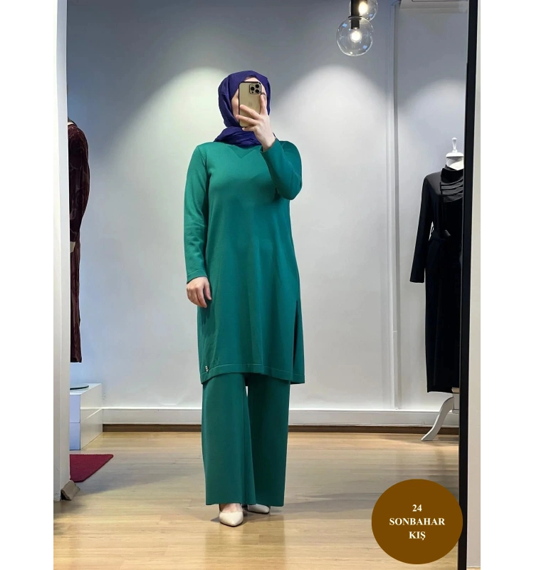 MissDalida V Yaka Uzun Triko Tunik T24K-6031