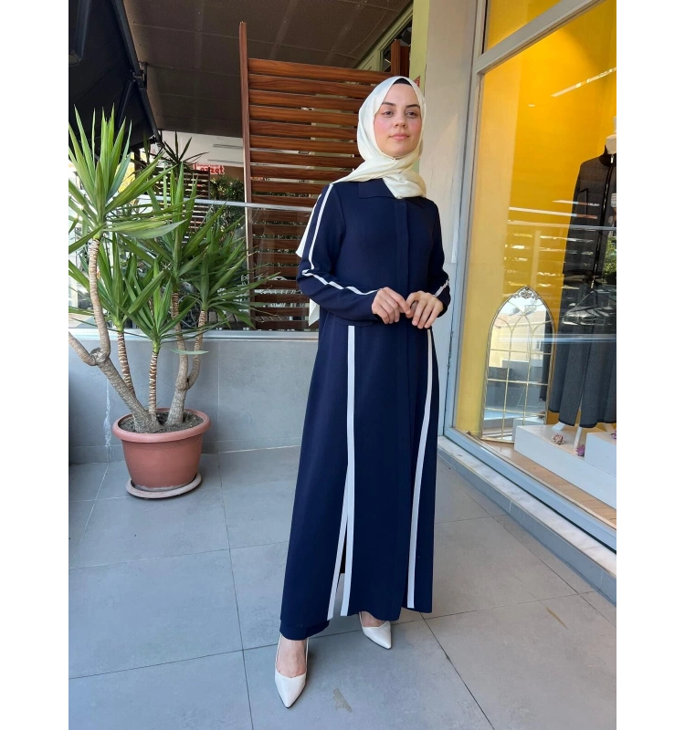 MissDalida Yırtmaç Detaylı Uzun Triko Hırka T25PF-9010