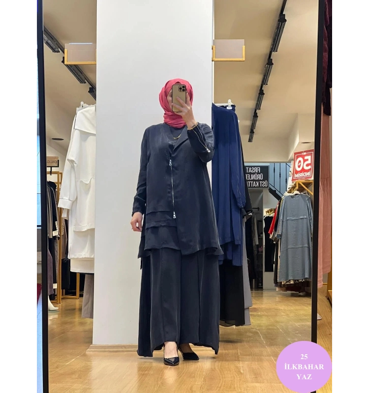 MissWhence Ceket Pant. Cupro Takım 25Y-37205