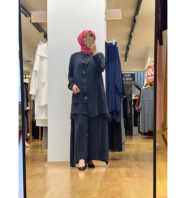 MissWhence Ceket Pant. Cupro Takım 25Y-37205