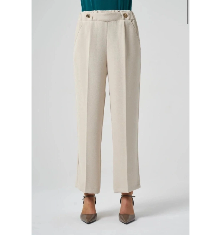 MissWhence Düğme Detaylı Pantolon 25K-36102