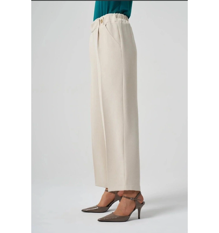 MissWhence Düğme Detaylı Pantolon 25K-36102