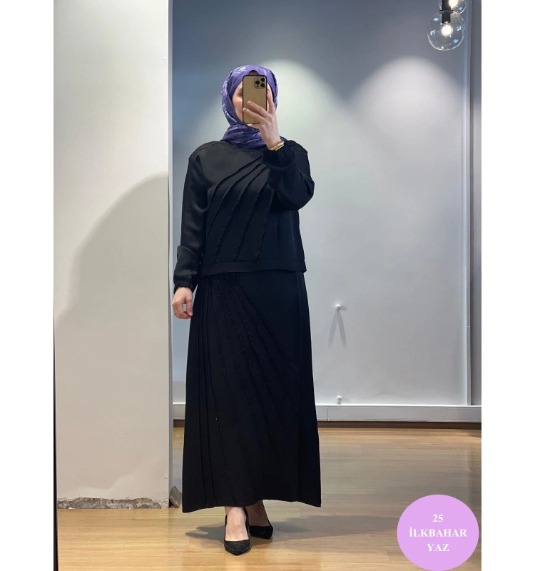 MissWhence Etek Takım Keten/Viscon 25Y-37312