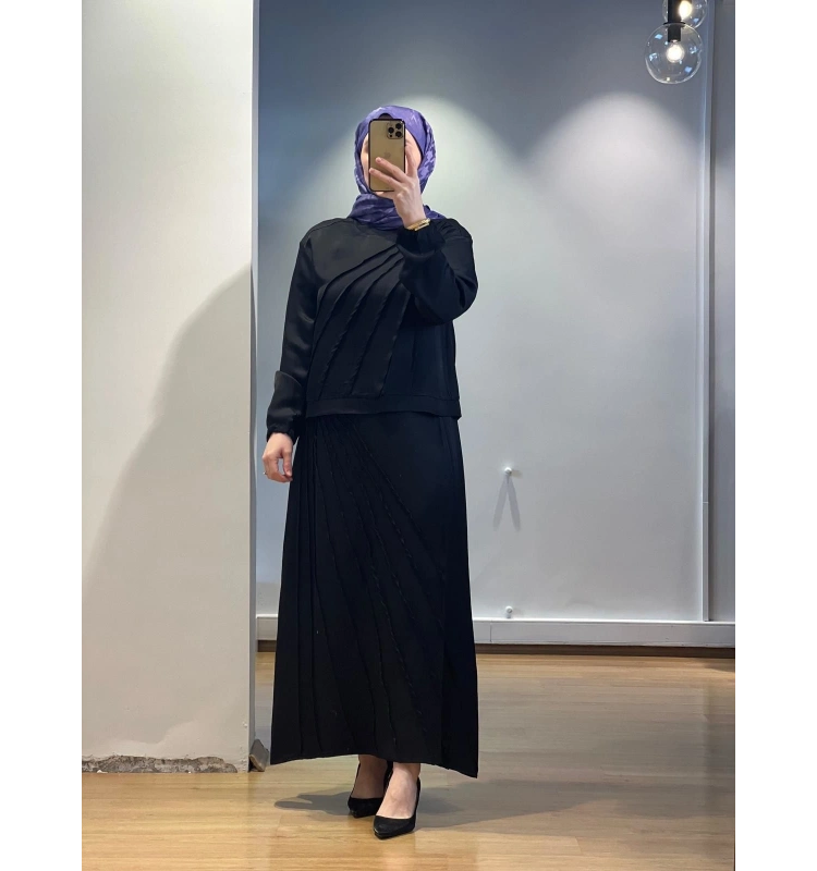 MissWhence Etek Takım Keten/Viscon 25Y-37312