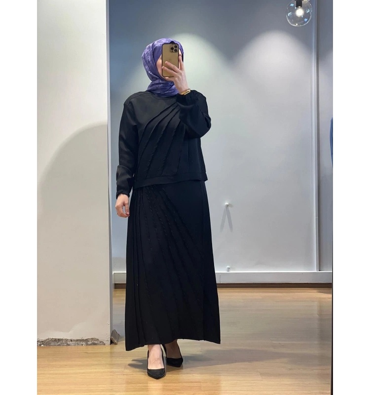 MissWhence Etek Takım Keten/Viscon 25Y-37312