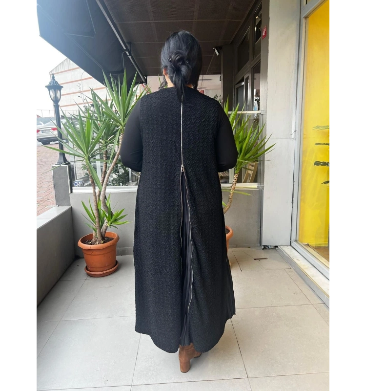 MissWhence Fermuar Detaylı Elbise 25Y-3003