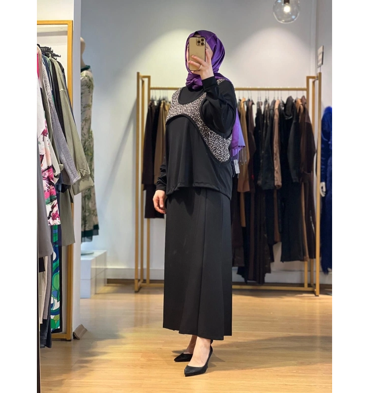 MissWhence Fermuar Detaylı Etek 25K-36904