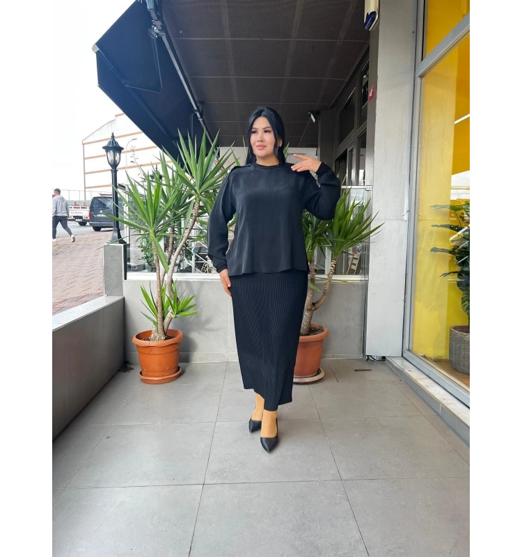 MissWhence İpek Cupra Tunik 35004