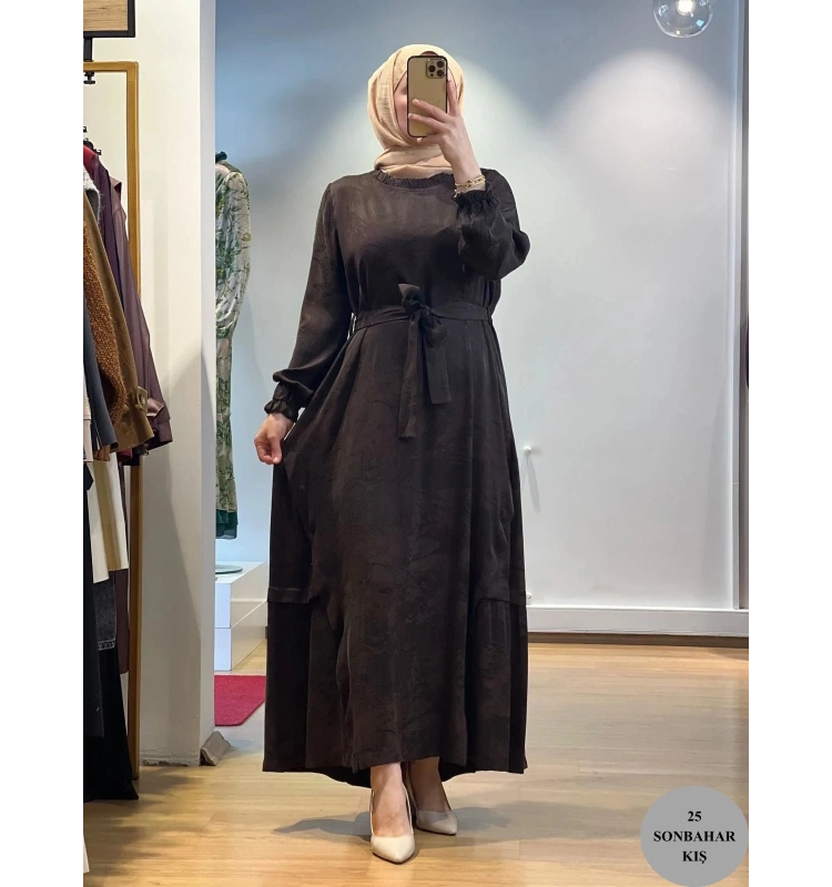 MissWhence Jakar Cupro Elbise 36829