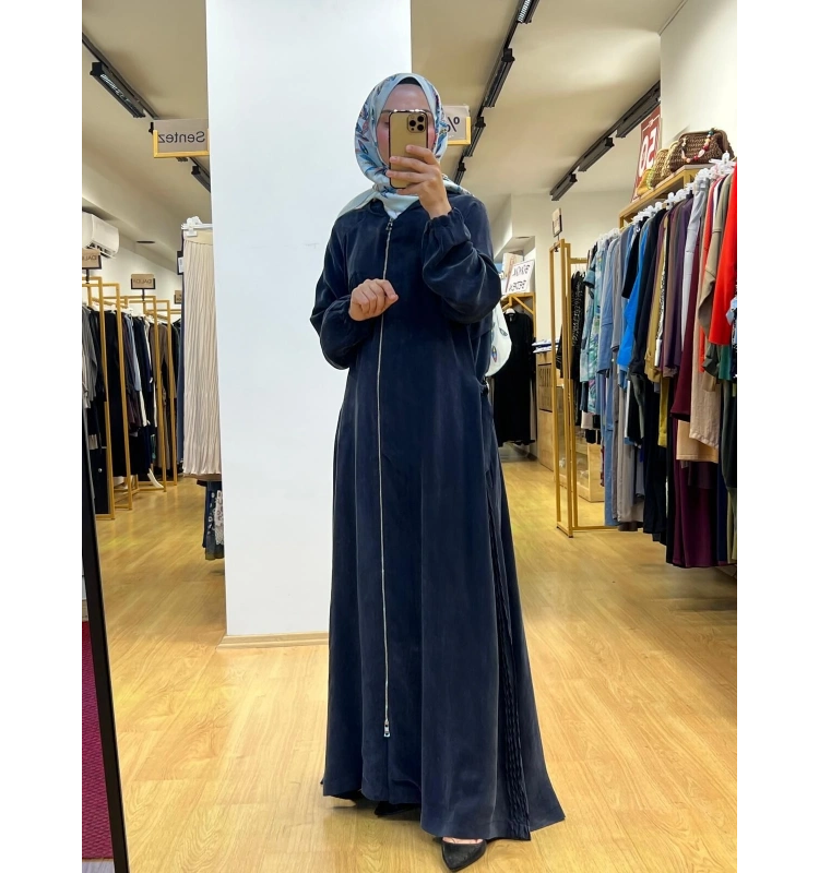 MissWhence Kapşonlu Cupro Ferace 37513