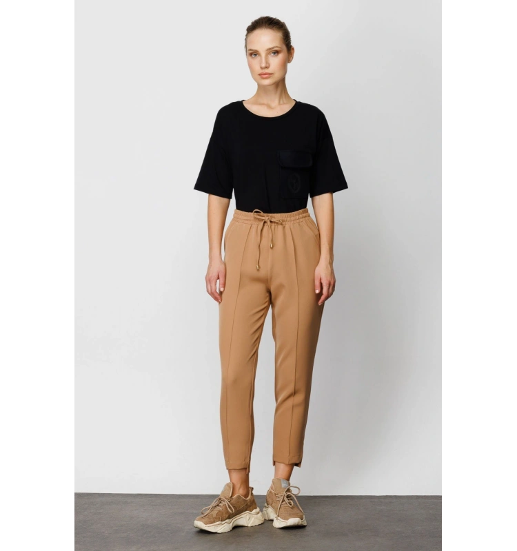 On Triko Dikiş Detaylı Pantolon 24K24133