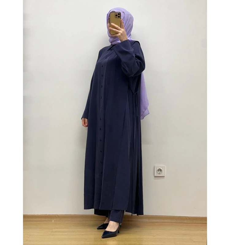 QooQ Azure Gömlek 25SS-218