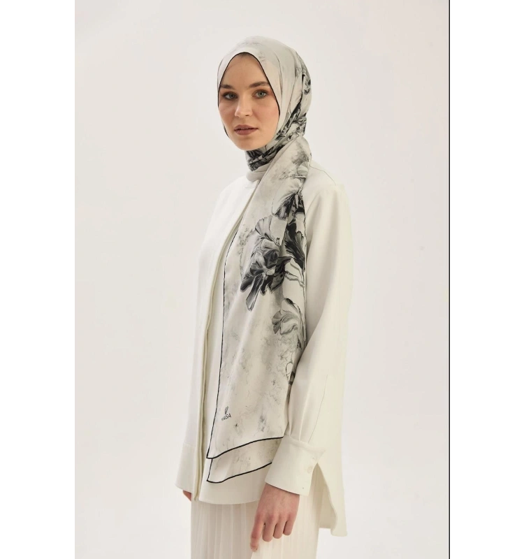 Reyya Krep İpek Şal 70x190cm