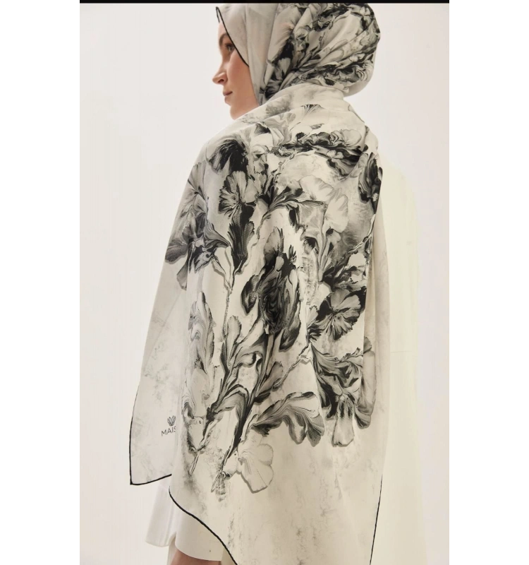 Reyya Krep İpek Şal 70x190cm