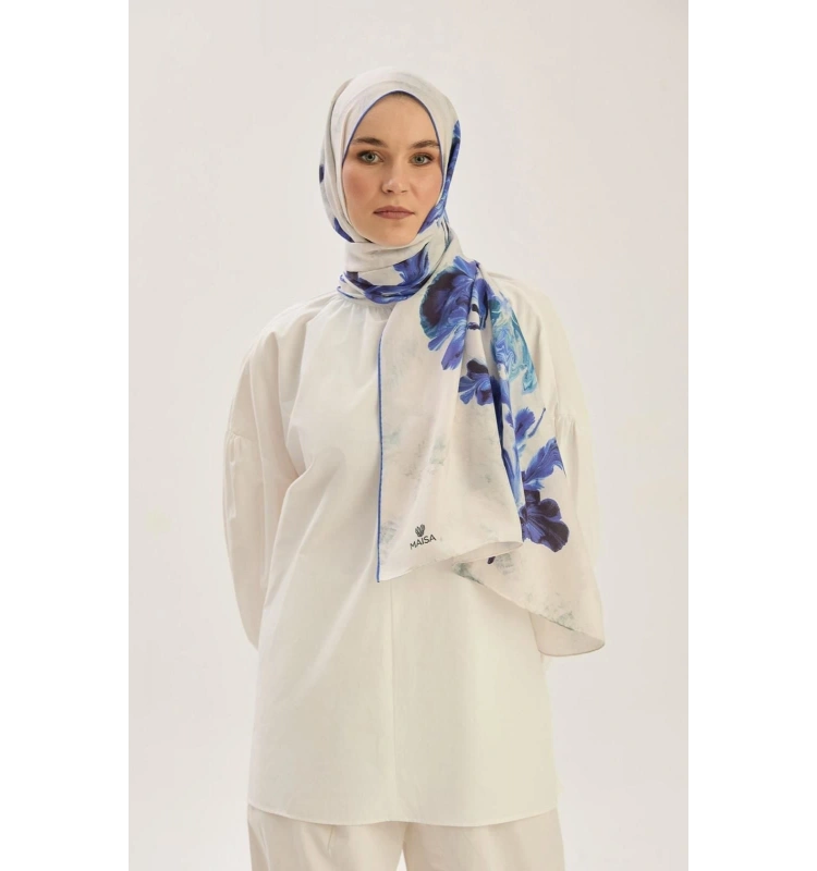 Reyya Pamuk İpek Şal 70x190cm