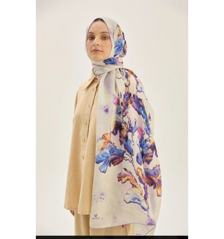 Reyya Pamuk İpek Şal 70x190cm