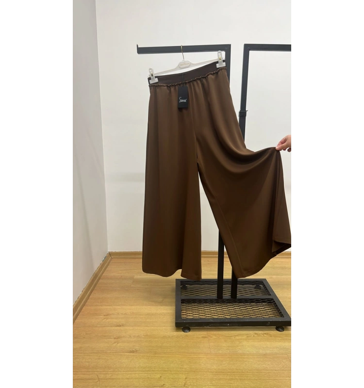 Sentez Logos Geniş Paça Pantolon 25Y-SZ-5561