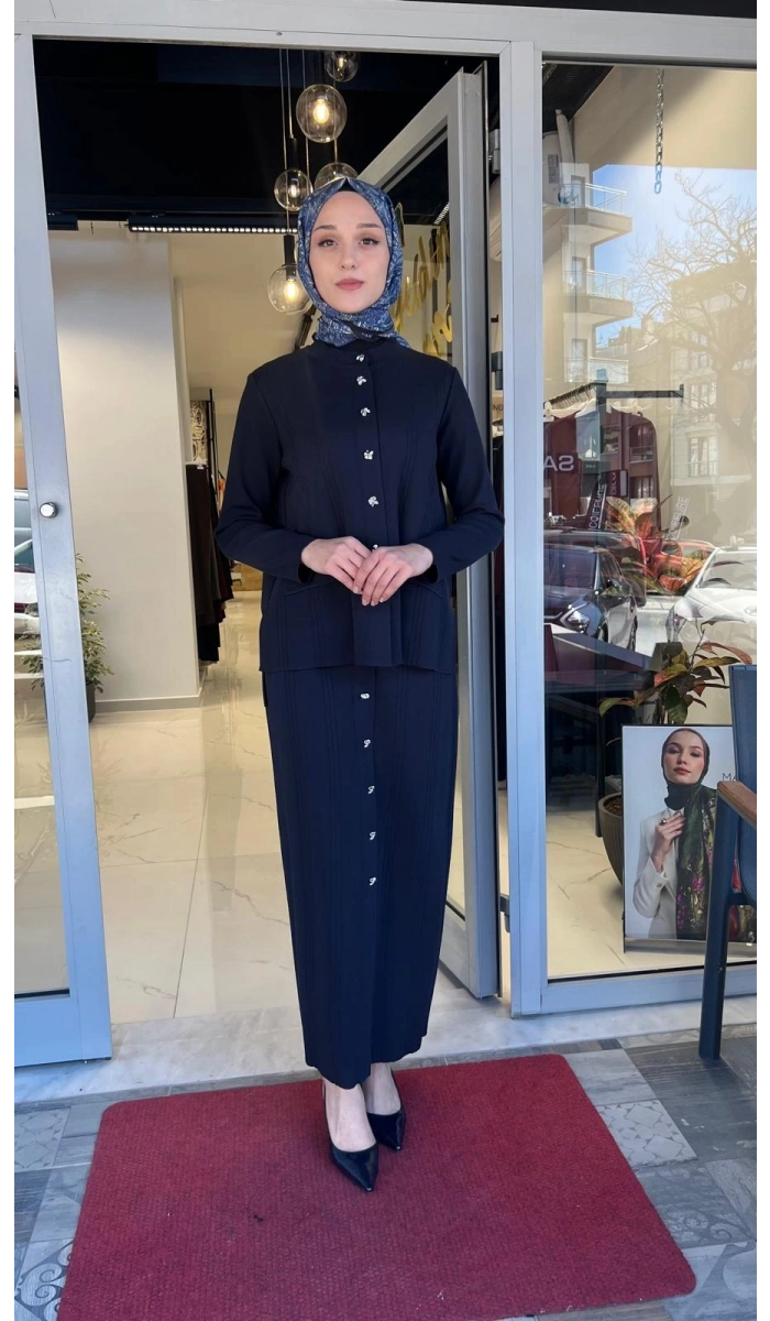 Düğmeli Klasik Triko Ceket T26Y-8209