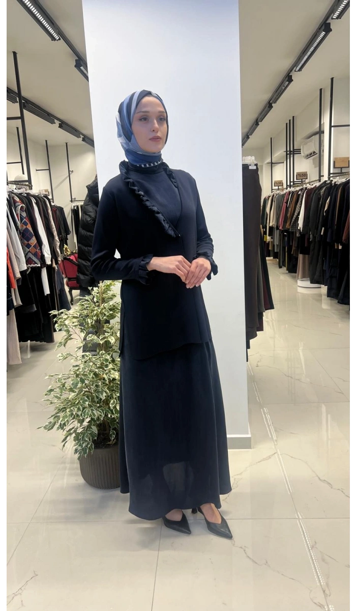 Kolsuz Cupro Tunik Takım T26Y-0006