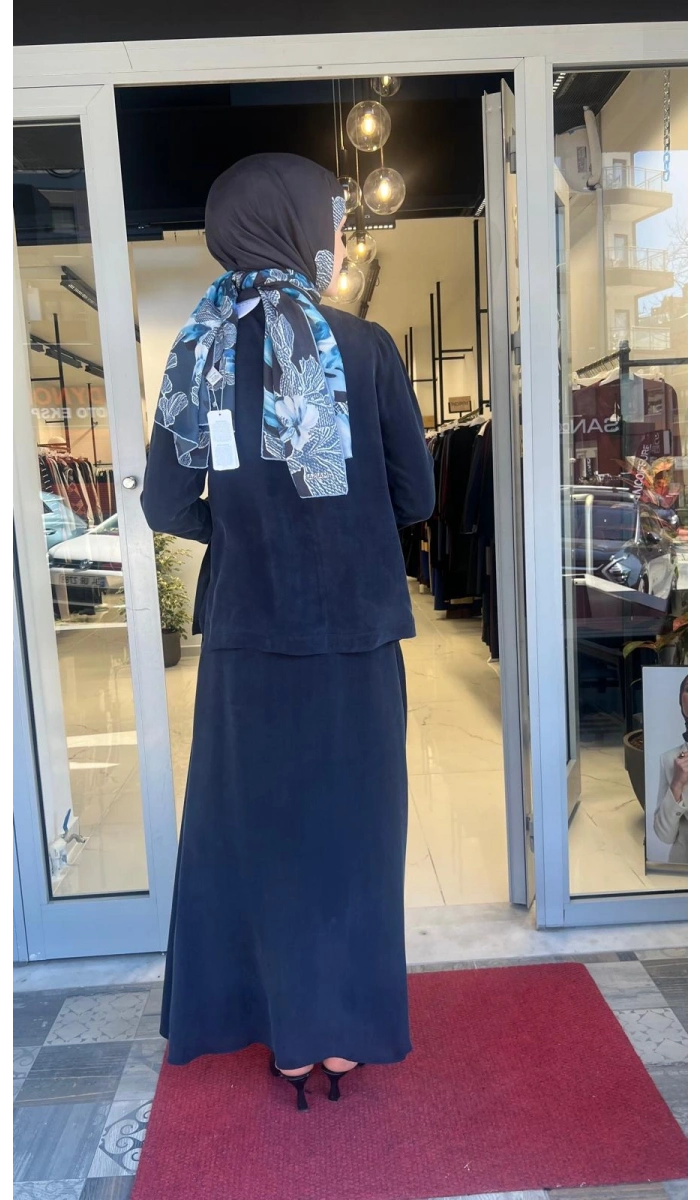 Ön Kısmı Hareketli Cupro Detaylı Tunik T26Y-6035