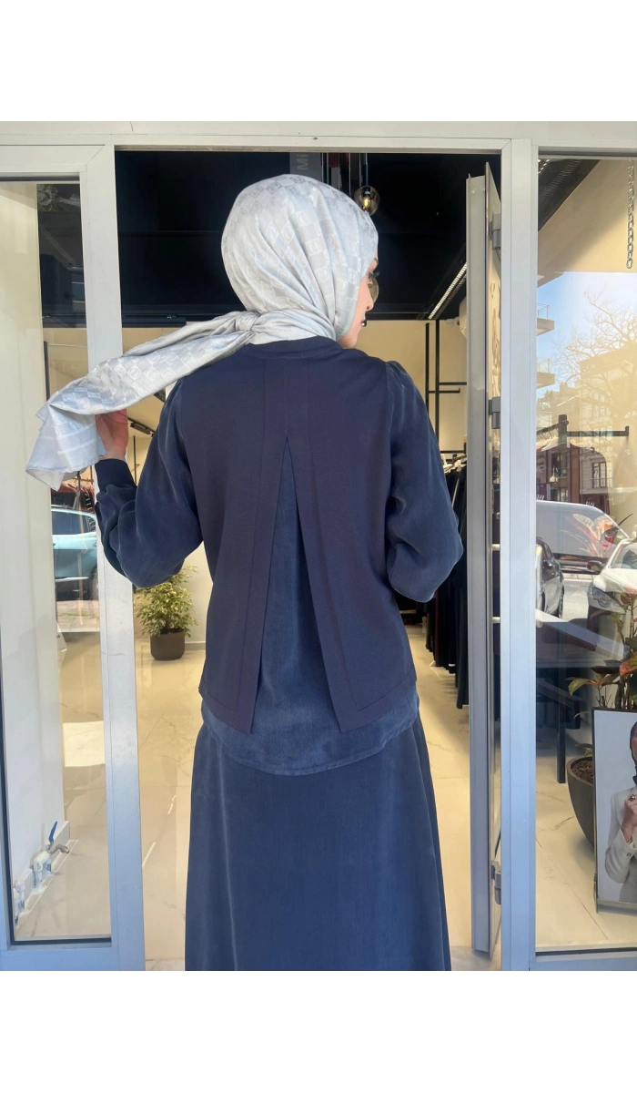 Evaze Kesim Bileği Lastikli Tunik T26Y-6028