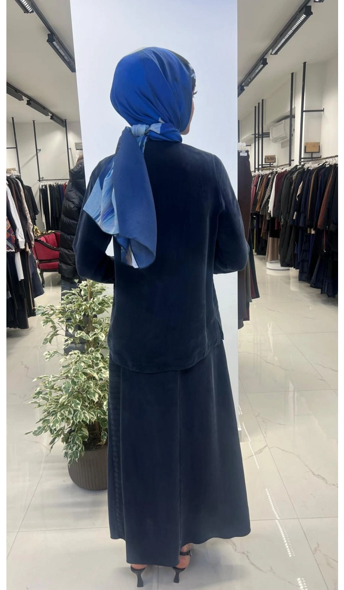 Katlama Detaylı Cupro Etek T26Y-2013