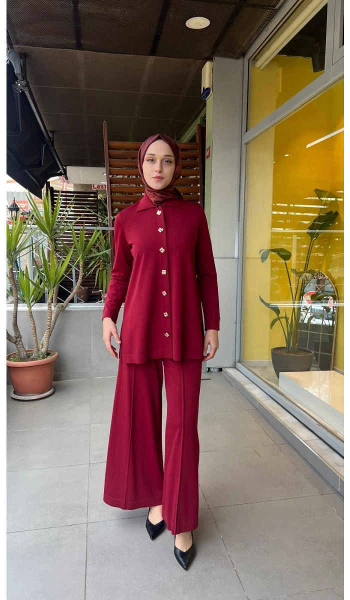 Düğmeli Şık Triko Ceket T26Y-8219