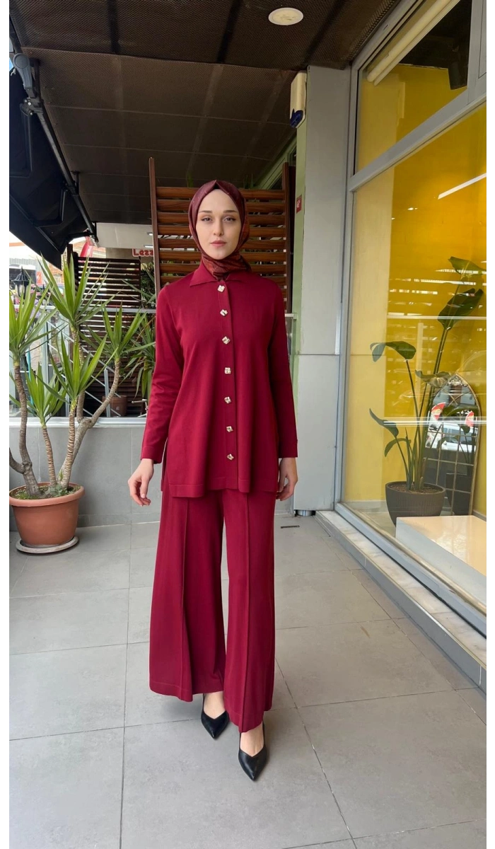 Düğmeli Şık Triko Ceket T26Y-8219