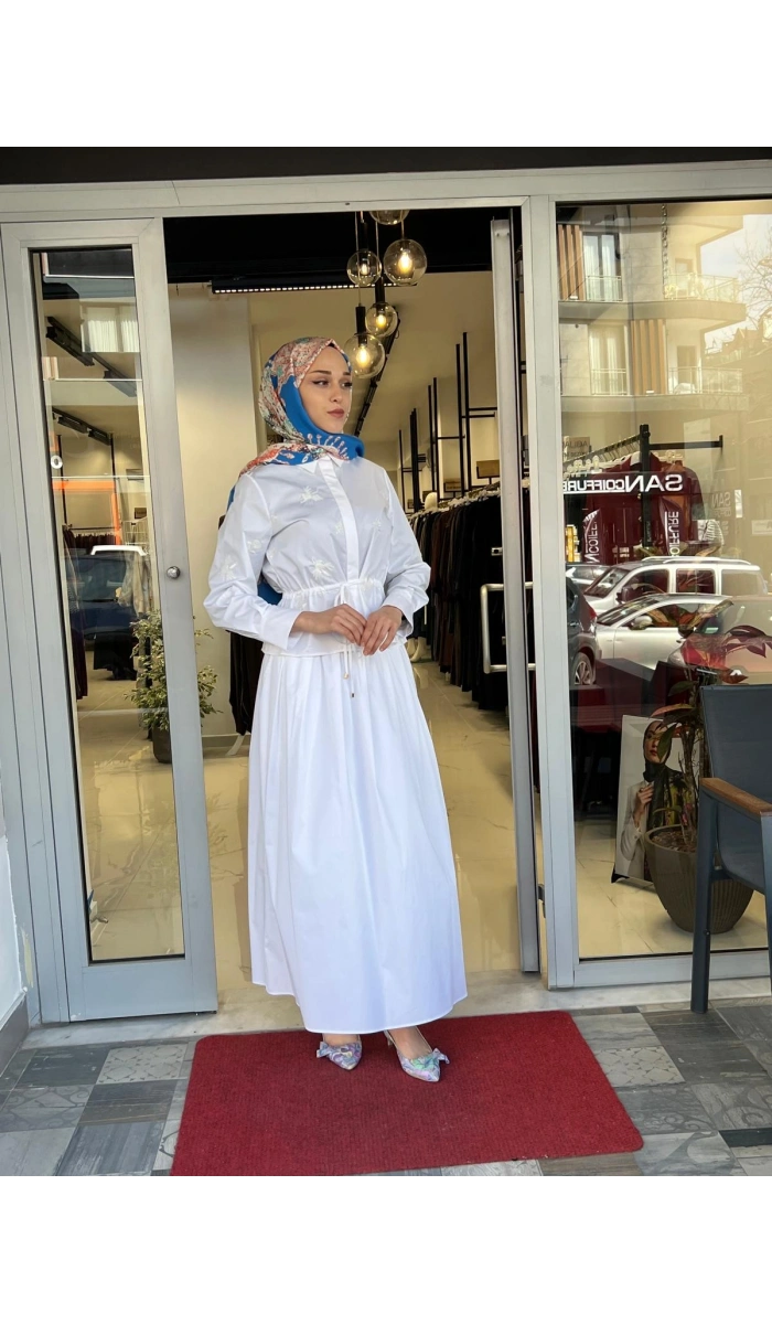 Opera Pul Payet İşleme Detaylı Etek Takım TD26Y05000040