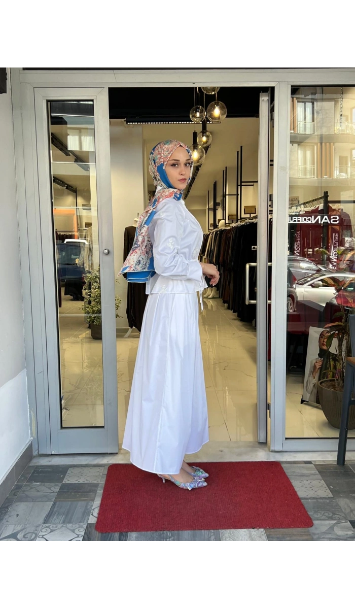 Opera Pul Payet İşleme Detaylı Etek Takım TD26Y05000040