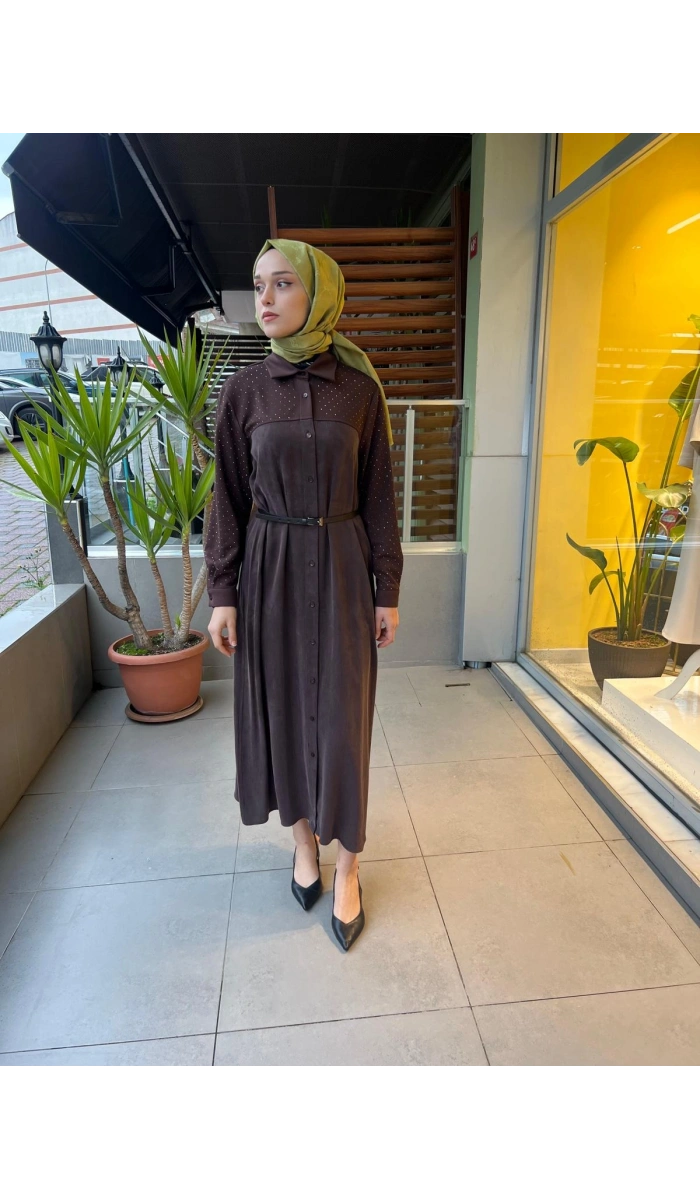 Taşlı Elbise 1004