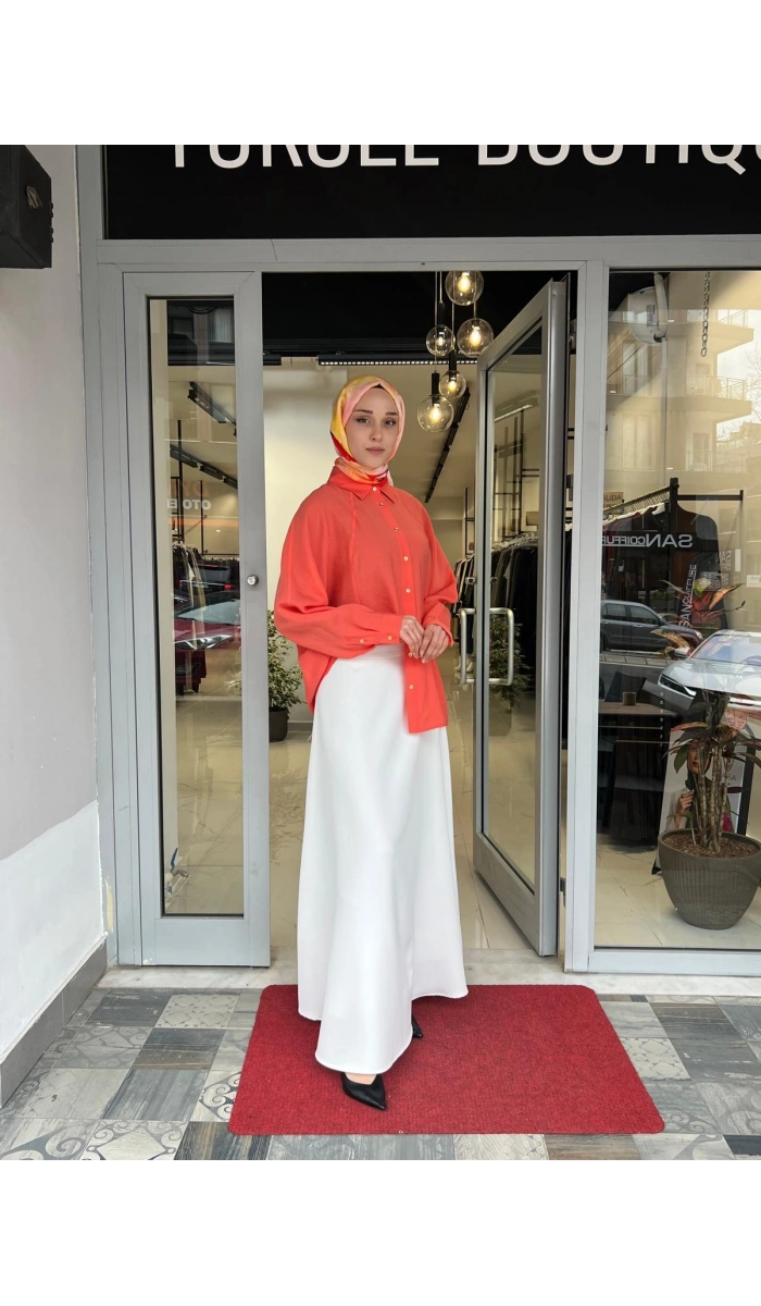 Yarasa Kol Dökümlü Gömlek 26MY2101