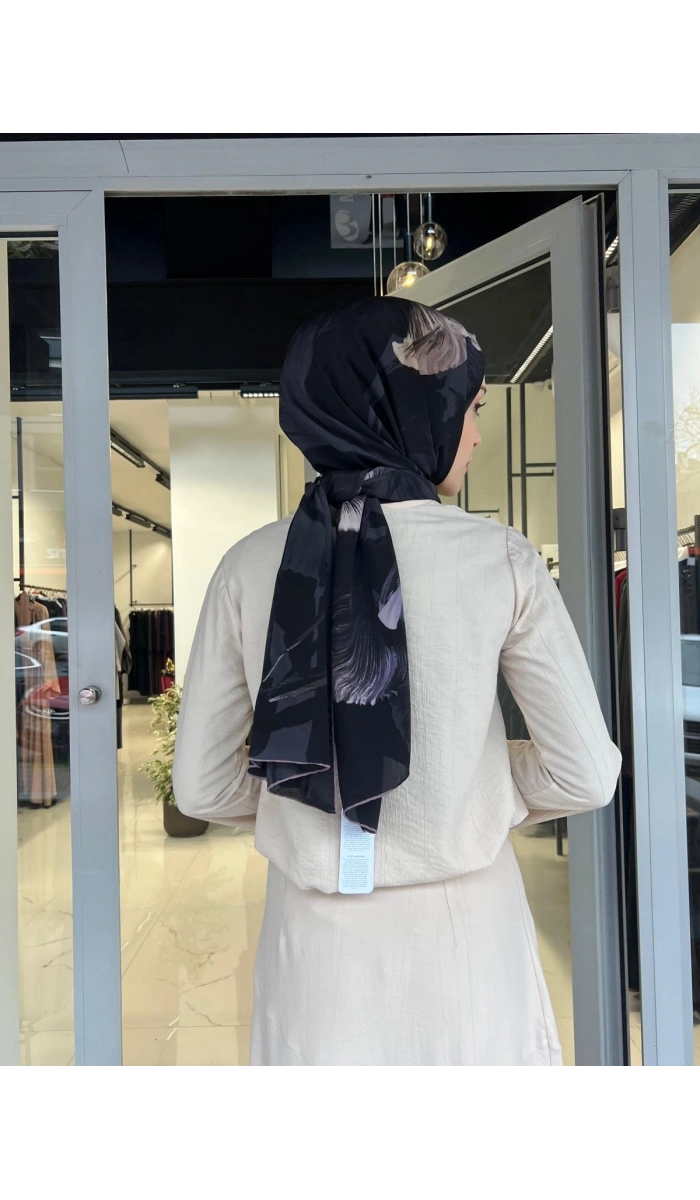 Asimetrik Pul Şeritli Tunik 26MY2136