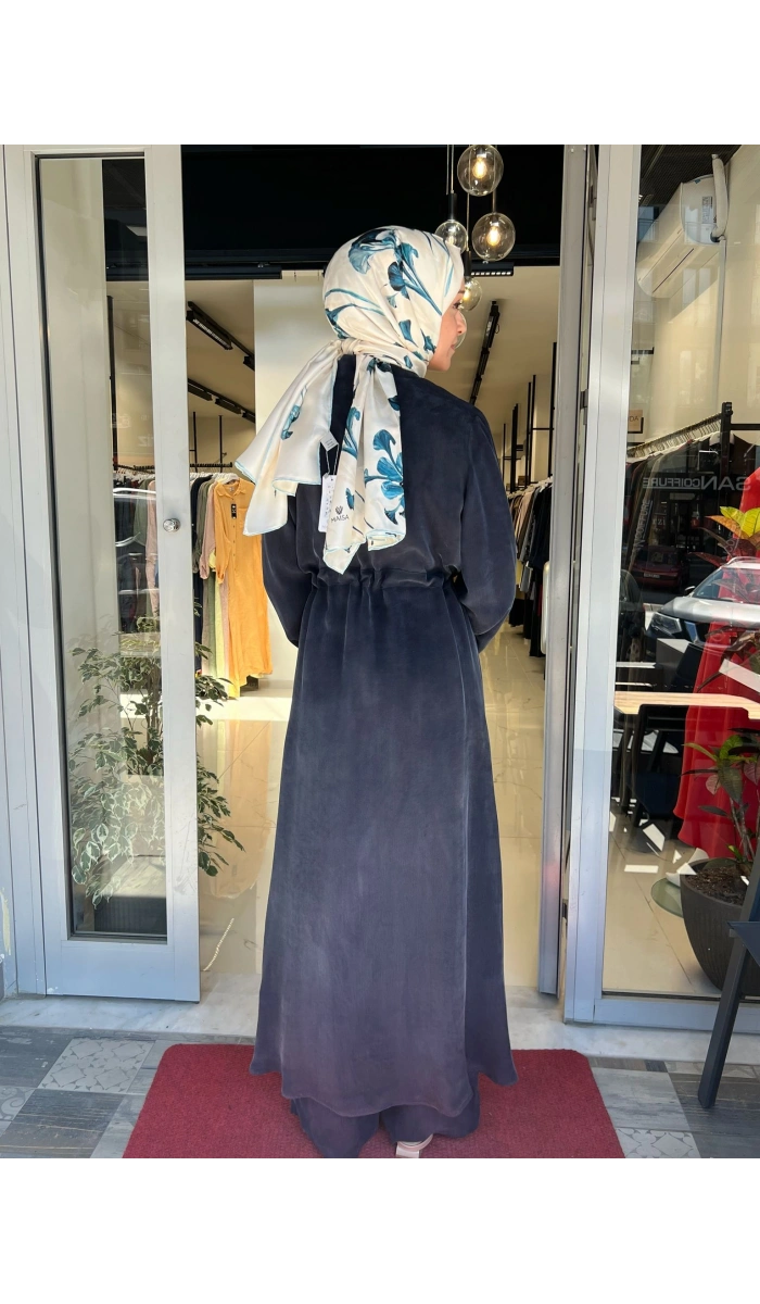 Fermuarlı Beli Büzgülü Cupro Ceket 2268329